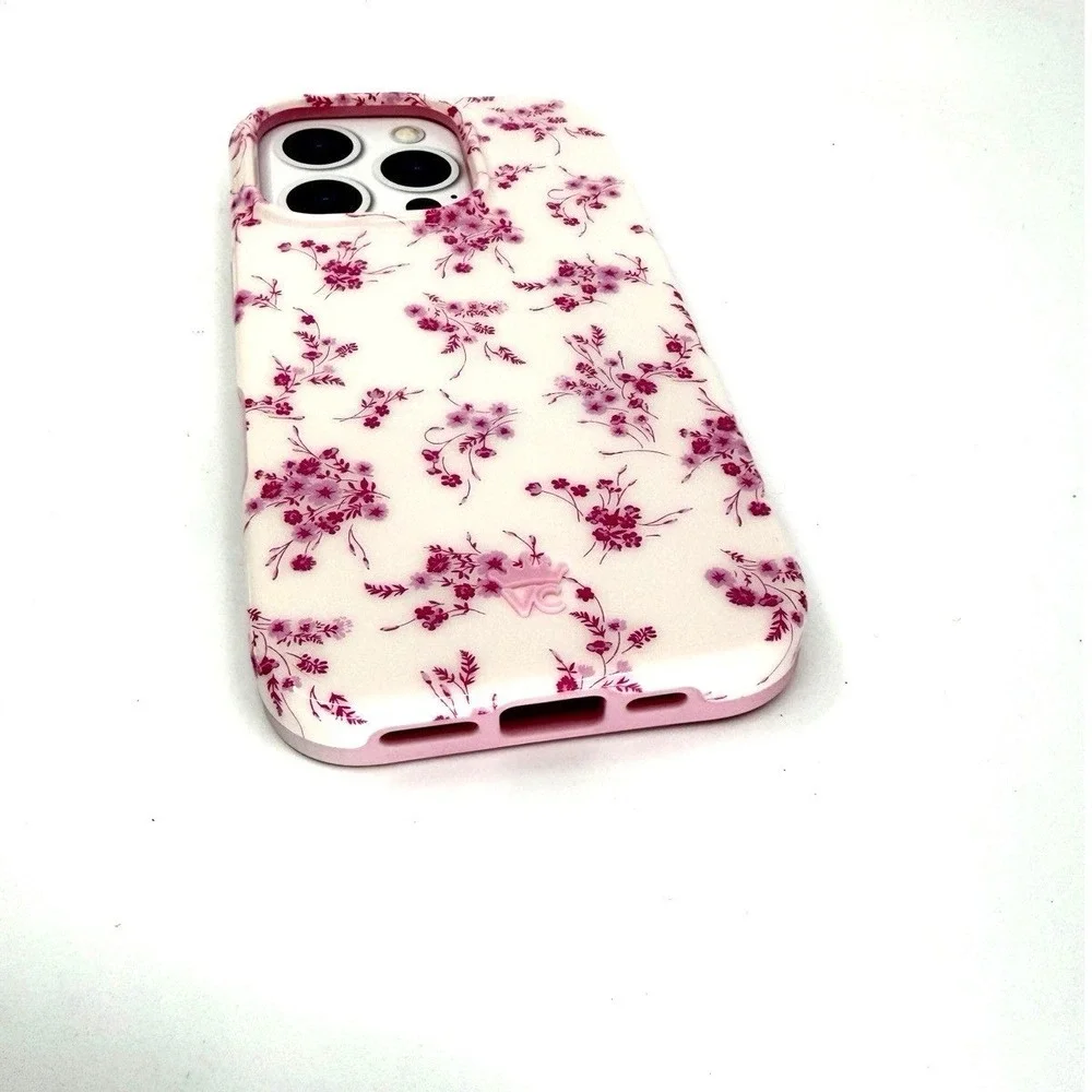 Velvet Caviar Pink French Rose Floral iPhone 16 Pro Case‎ MagSafe NWOT